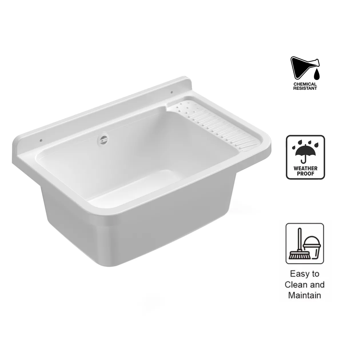 Pilozzo a parete in resina 60x40cm adatto per interni ed...