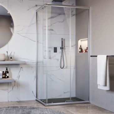 Cabine de douche en verre abordable | Installation rapide recommandée