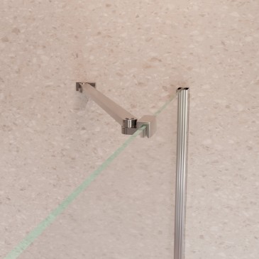 Porta doccia battente 6mm h195 anticalcare SALEMA