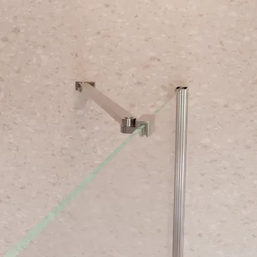 Porta doccia battente con un lato fisso SALEMA-3