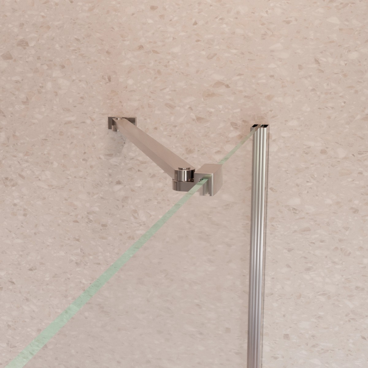 Porta doccia battente 6mm h195 anticalcare SALEMA