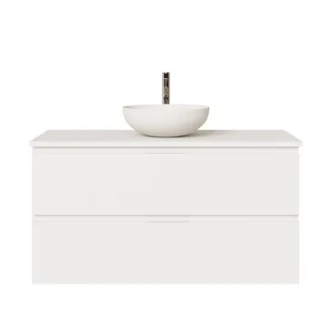80 cm weißer ARMONY Hängeschrank für Badezimmer