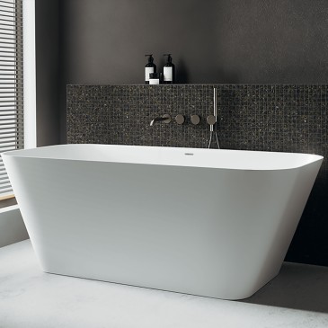 Vasca free standing 170x80 con troppo pieno DAFNE