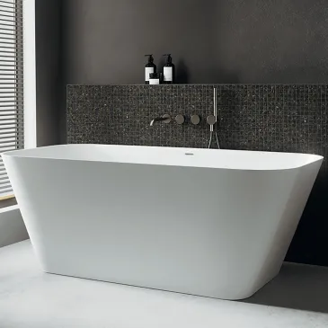 Vasca free standing 170x80 con troppo pieno DAFNE