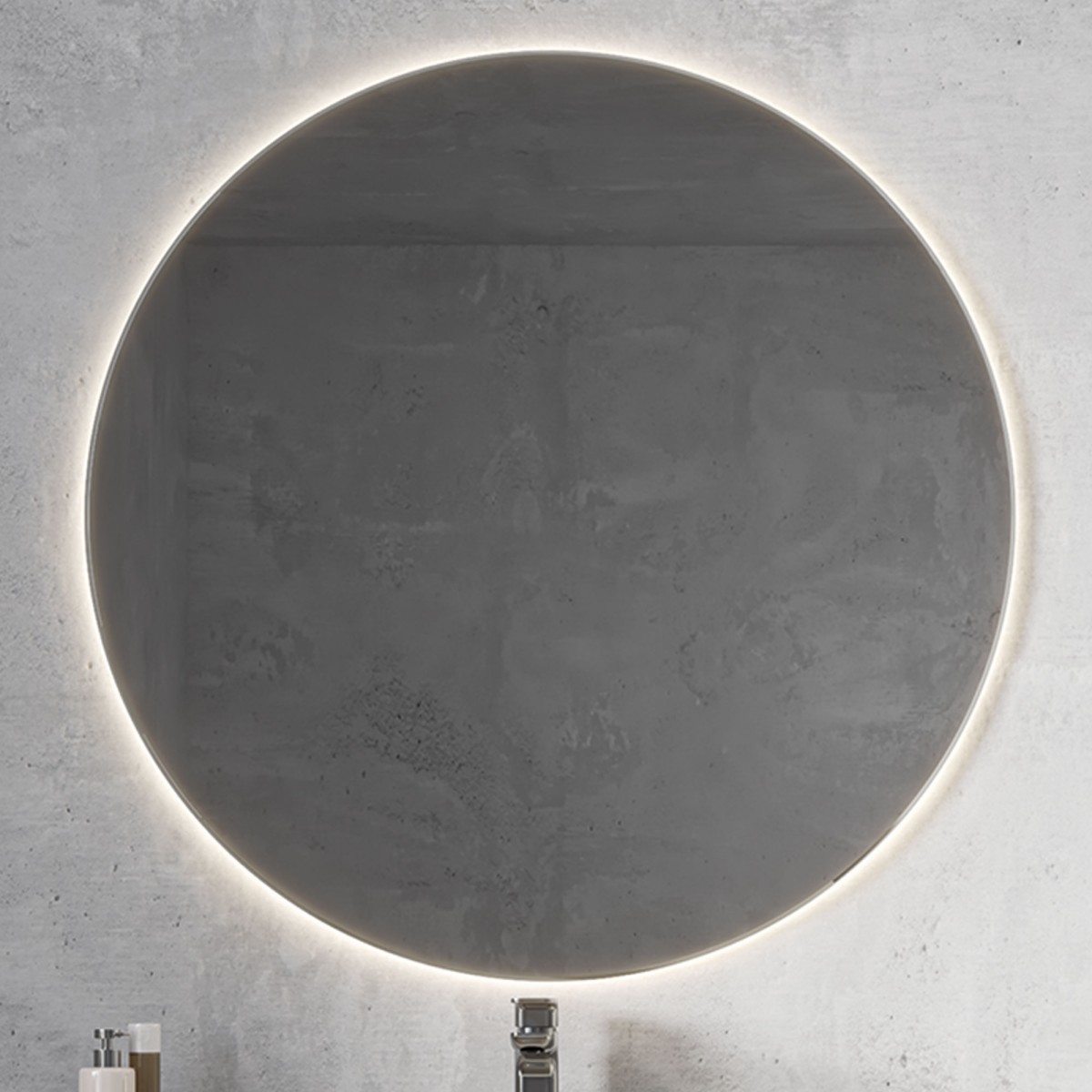Specchio Bagno Rotondo LED 80/90cm | Mondialshop