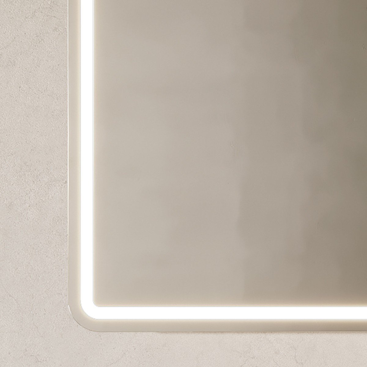 Miroir de salle de bain rectangulaire moderne à LED |...