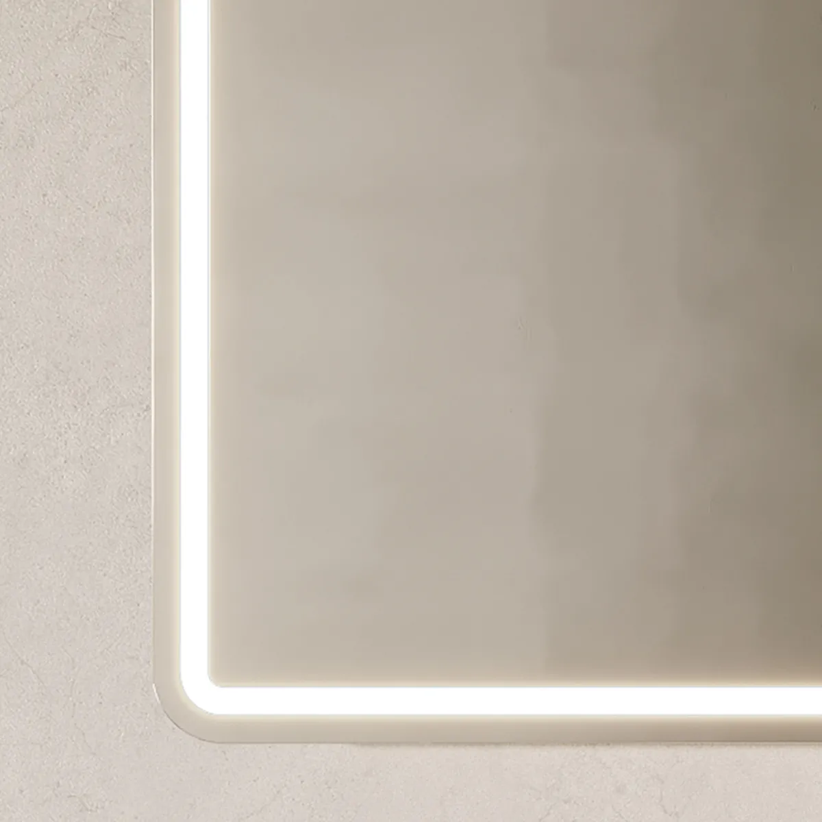Miroir de salle de bain rectangulaire moderne à LED |...