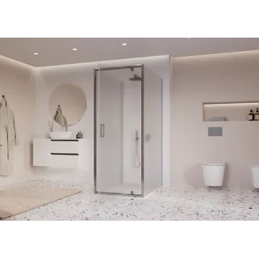 Cabine de douche à 3 côtés...