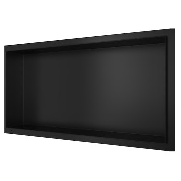 Nicchia doccia 60x30 nera profondità 8cm GLAMOUR