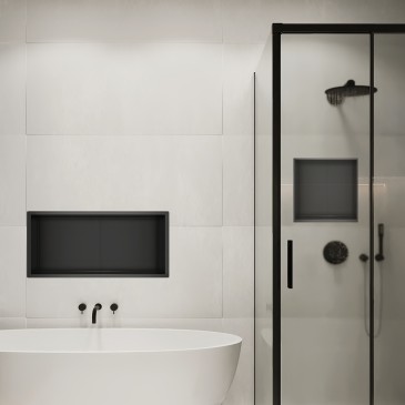 GLAMOUR Duschablage 60x30...