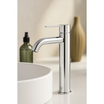 Mitigeur de lavabo de comptoir urbain avec bec haut