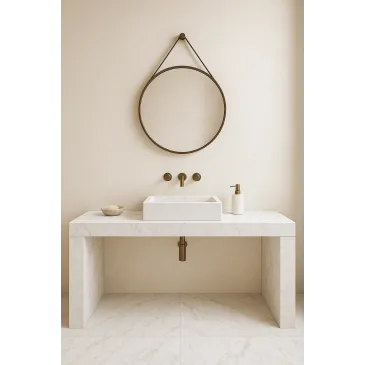 Miroir de salle de bain,...