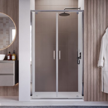 Porta doccia per nicchia apertura saloon Java