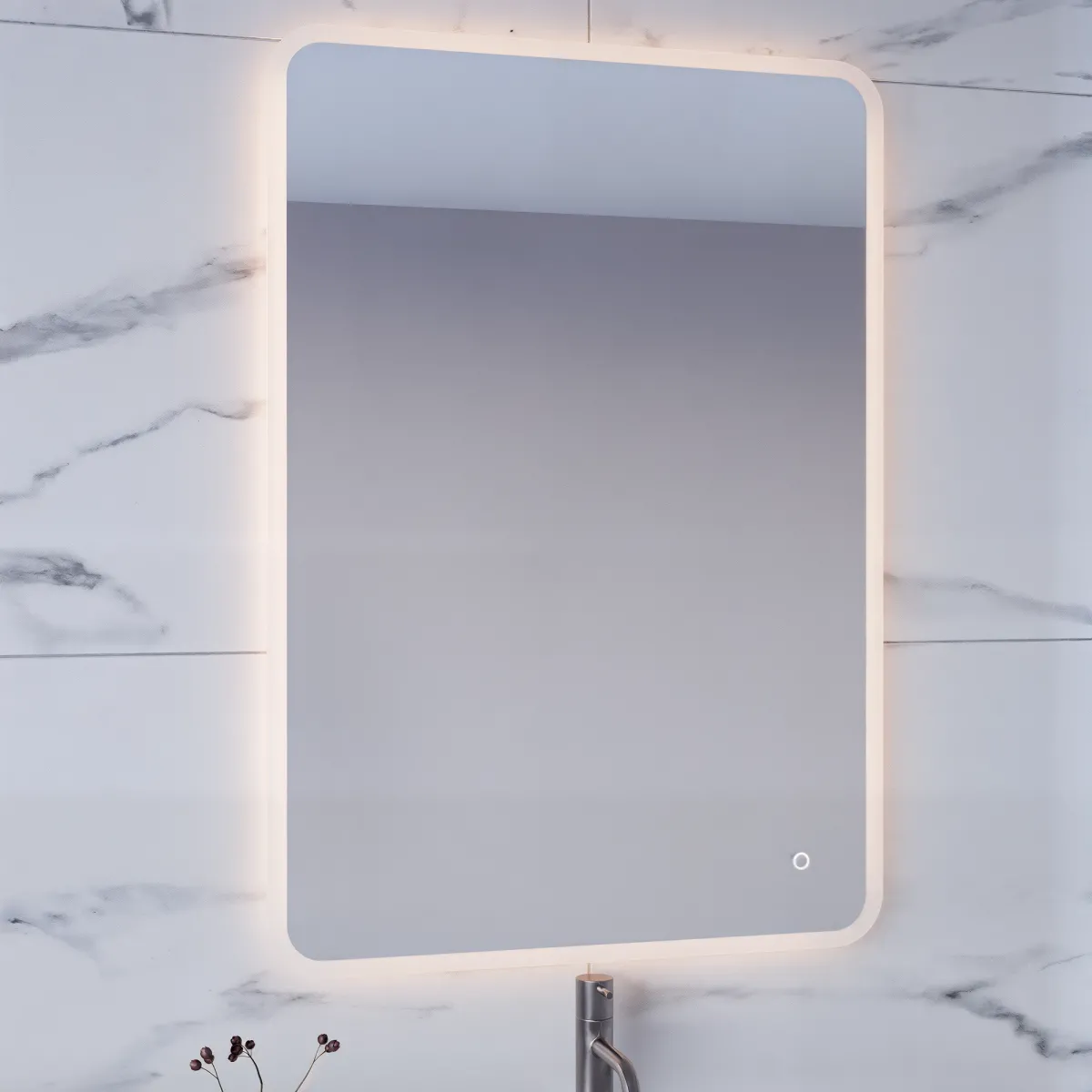 Miroir de salle de bain à écran tactile LED | Mondialshop