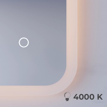 Miroir de salle de bain à écran tactile LED | Mondialshop