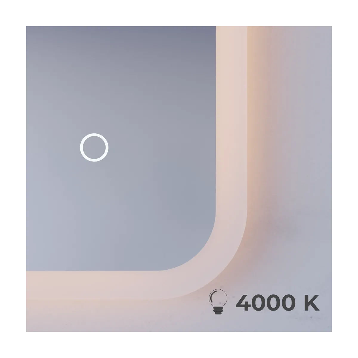 LED-Touchscreen-Badezimmerspiegel | Mondialshop