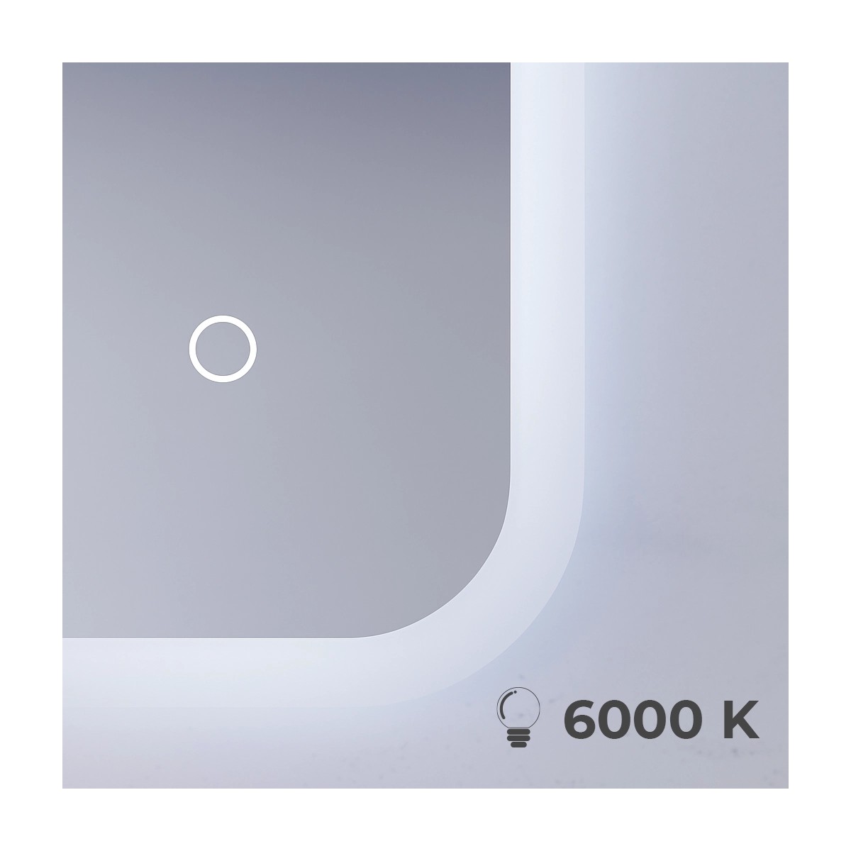 LED-Touchscreen-Badezimmerspiegel | Mondialshop