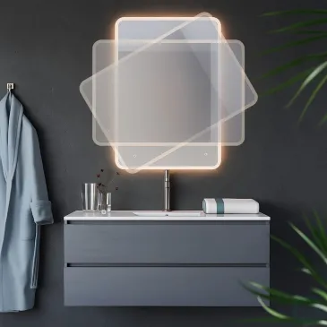 LED-Touchscreen-Badezimmerspiegel | Mondialshop