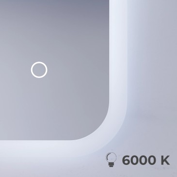 Specchio Bagno Ovale LED Touch-Screen | Mondialshop