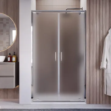 Porte de douche avec ouverture de type salon 80 90 100