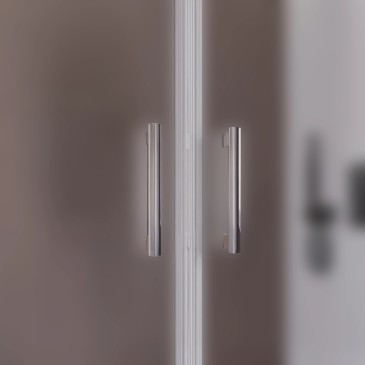 Porte de douche avec ouverture de type salon 80 90 100