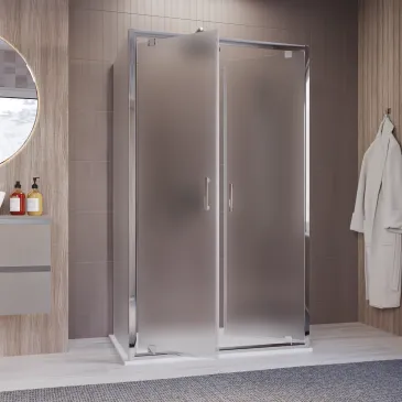 Cabine de douche 3 côtés...