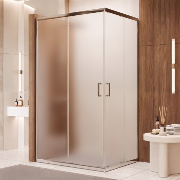 ADRY Eckduschkabine aus Satin | Mondialshop