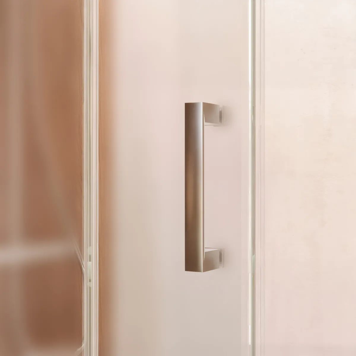 Cabine de douche d'angle en satin ADRY | Mondialshop