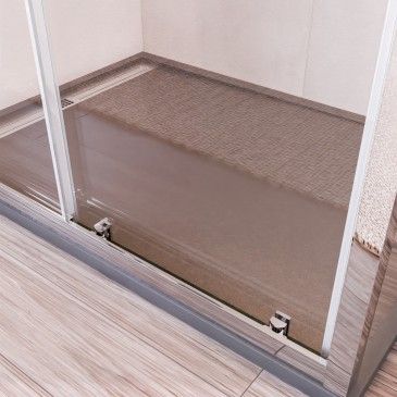Agata H195 Doppelseitige Schiebeduschkabine | Mondialshop