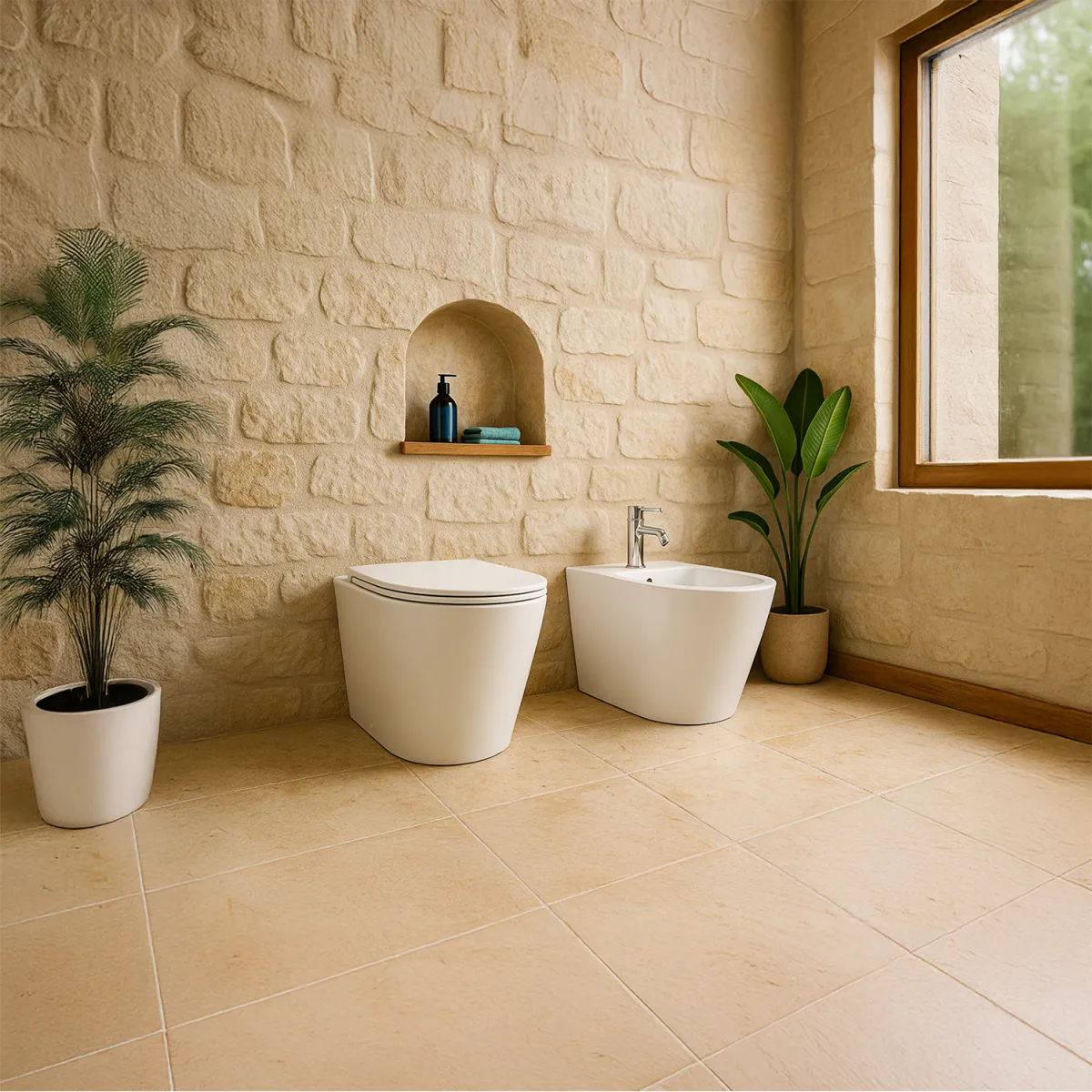 Sanitari Filo Muro River Rimless Scarico Ciclonico |...