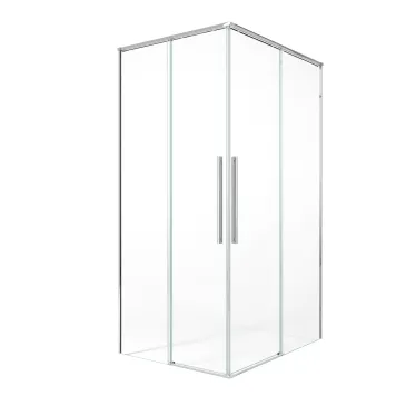 2-seitige Eckduschkabine, 8 mm H200, Soft-Close-Funktion, ZARA