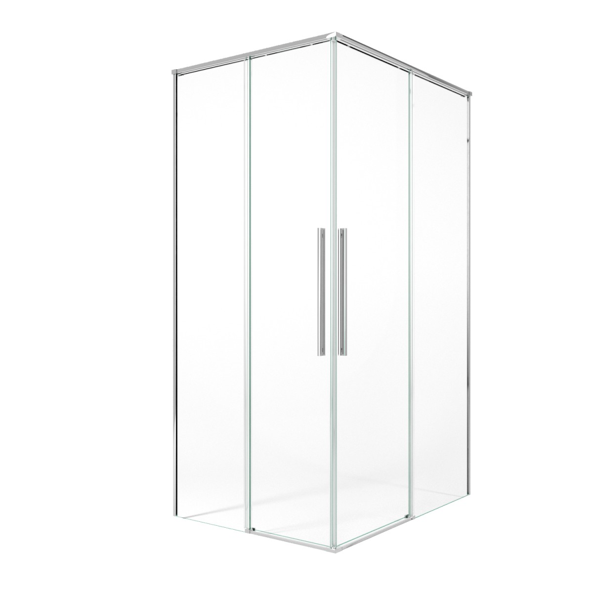 Cabine de douche d'angle double face, 8 mm h200,...
