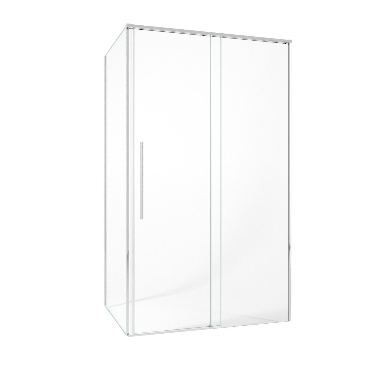 Duschkabine mit Soft-Close-Mechanismus, 200 mm hoch, 8 mm...