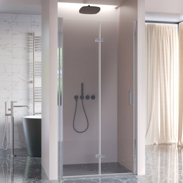 REA-MINI 6 mm H190 Glasfalttür für Dusche