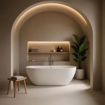Freistehende Badewanne, mattweiß, 150x73 MOON
