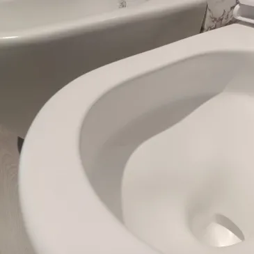 Sanitari wc e bidet bianco opaco scarico ciclonico MOON