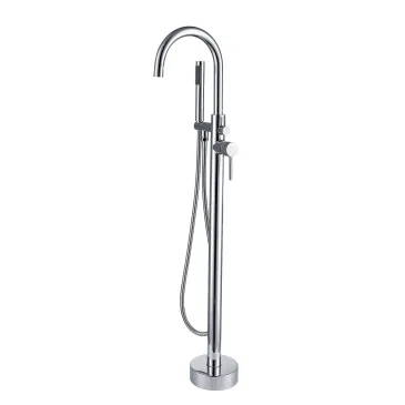 Tiffany Chrome freistehende Badarmatur