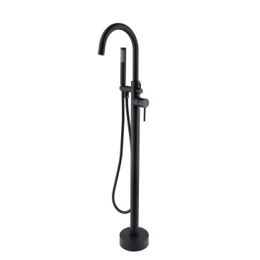 Miscelatore vasca freestanding nero Tiffany