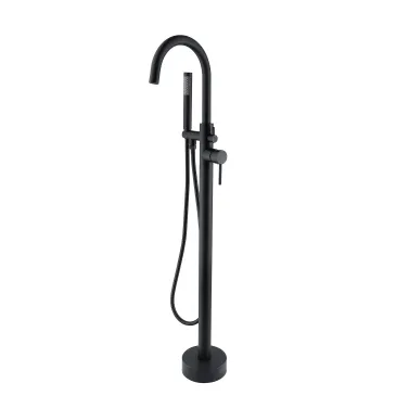 Miscelatore vasca freestanding nero Tiffany