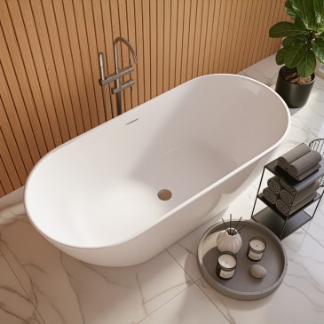 Vasca Freestanding 170x75 MOON Bianco Lucido | Acrilico