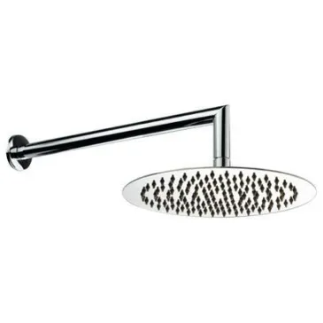 Kit de douche thermostatique 5 pièces : mitigeur, bras de douche, pommeau de douche 25 mm, douchette