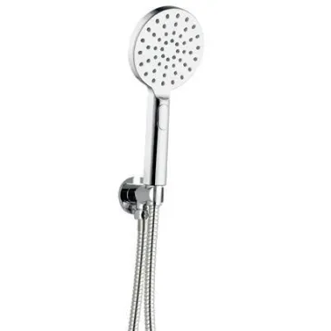 Kit de douche thermostatique 5 pièces : mitigeur, bras de douche, pommeau de douche 25 mm, douchette