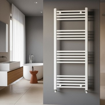 Radiatore Termoarredo scaldasalviette 120x50 bianco interasse 450 mm