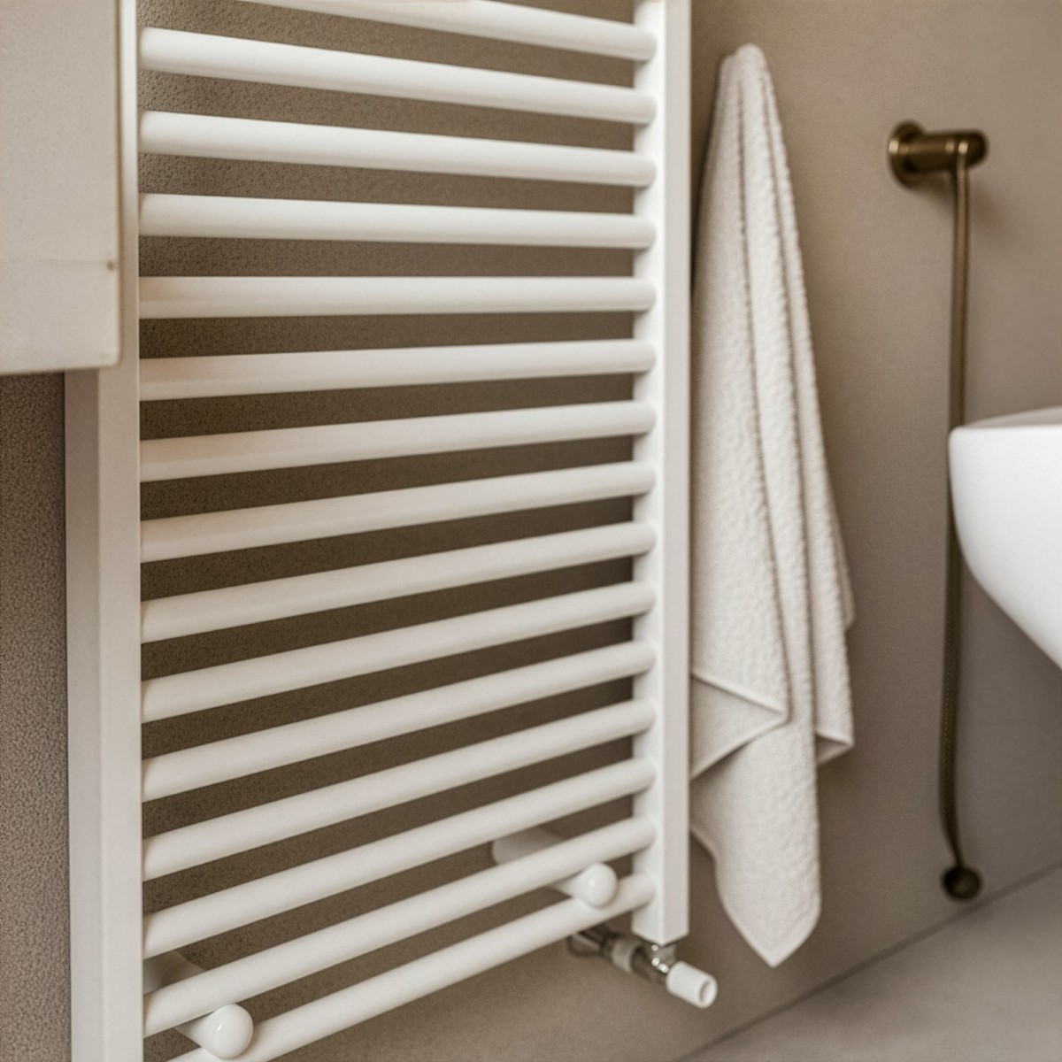 Radiatore Termoarredo scaldasalviette 100x500 bianco...