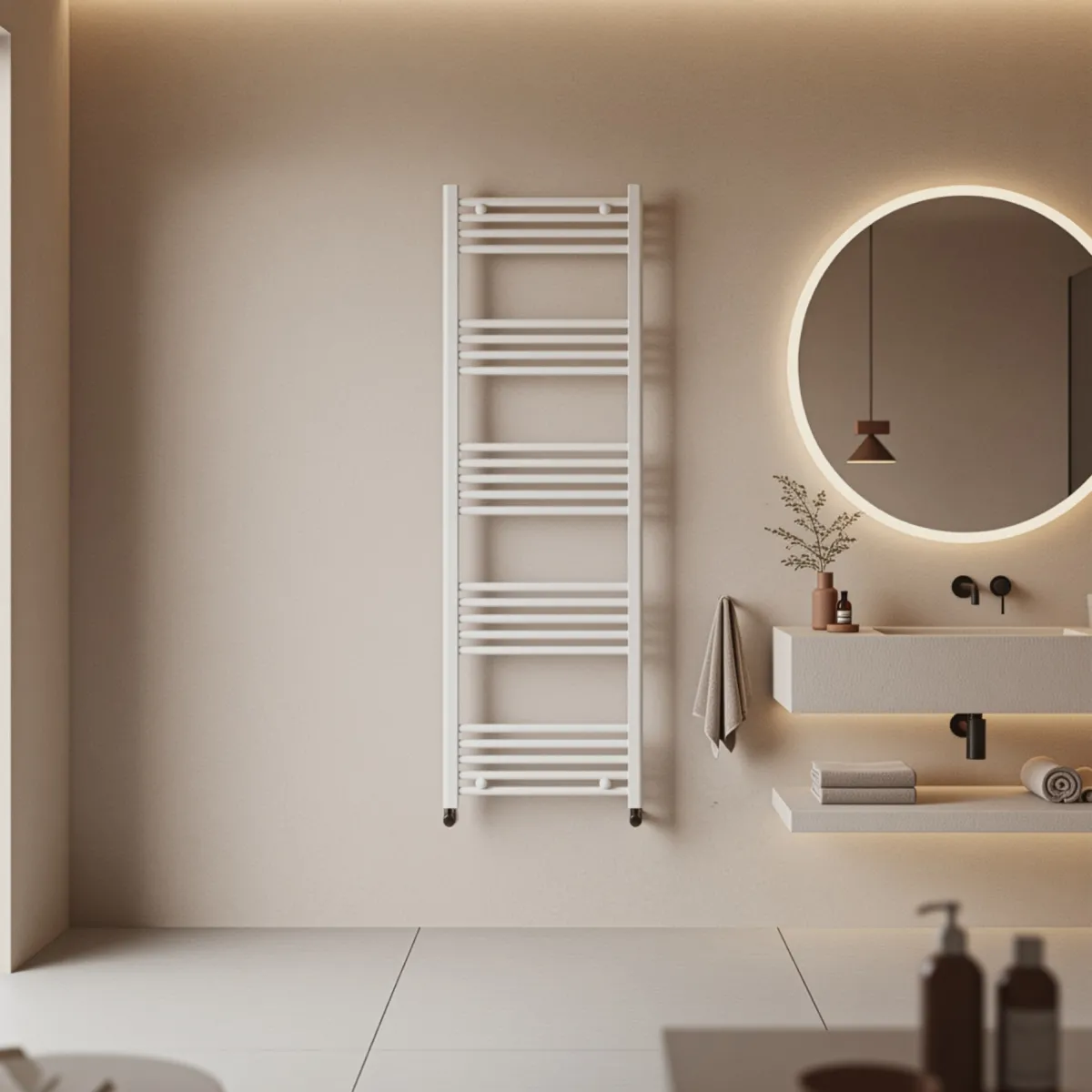 Radiatore Termoarredo scaldasalviette 100x500 bianco...