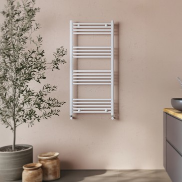 Radiatore Termoarredo scaldasalviette 120x60 bianco interasse 550 mm