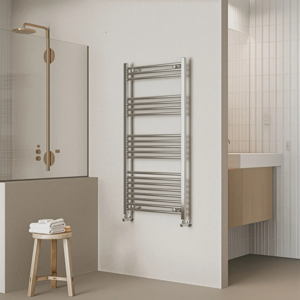 Termoarredo Scaldasalviette Bagno ad Acqua 1200x600...