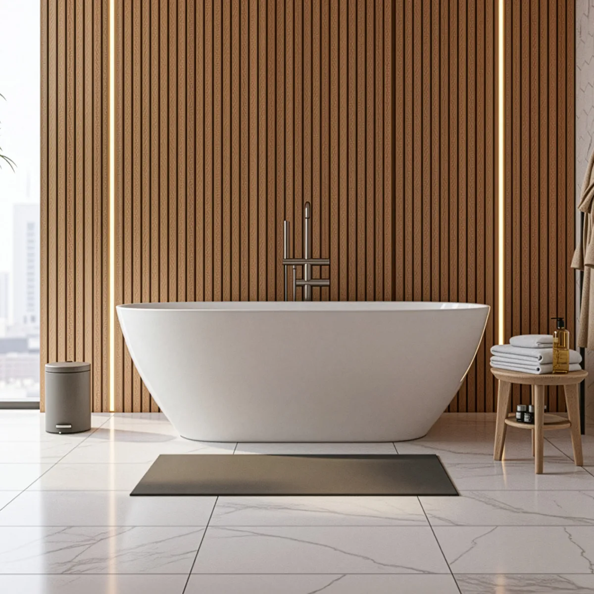 Vasca free standing Bianco lucido 170x75 MOON