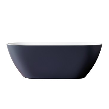 Vasca da Bagno Freestanding 160x73 Blu e Bianca | Blue Moon