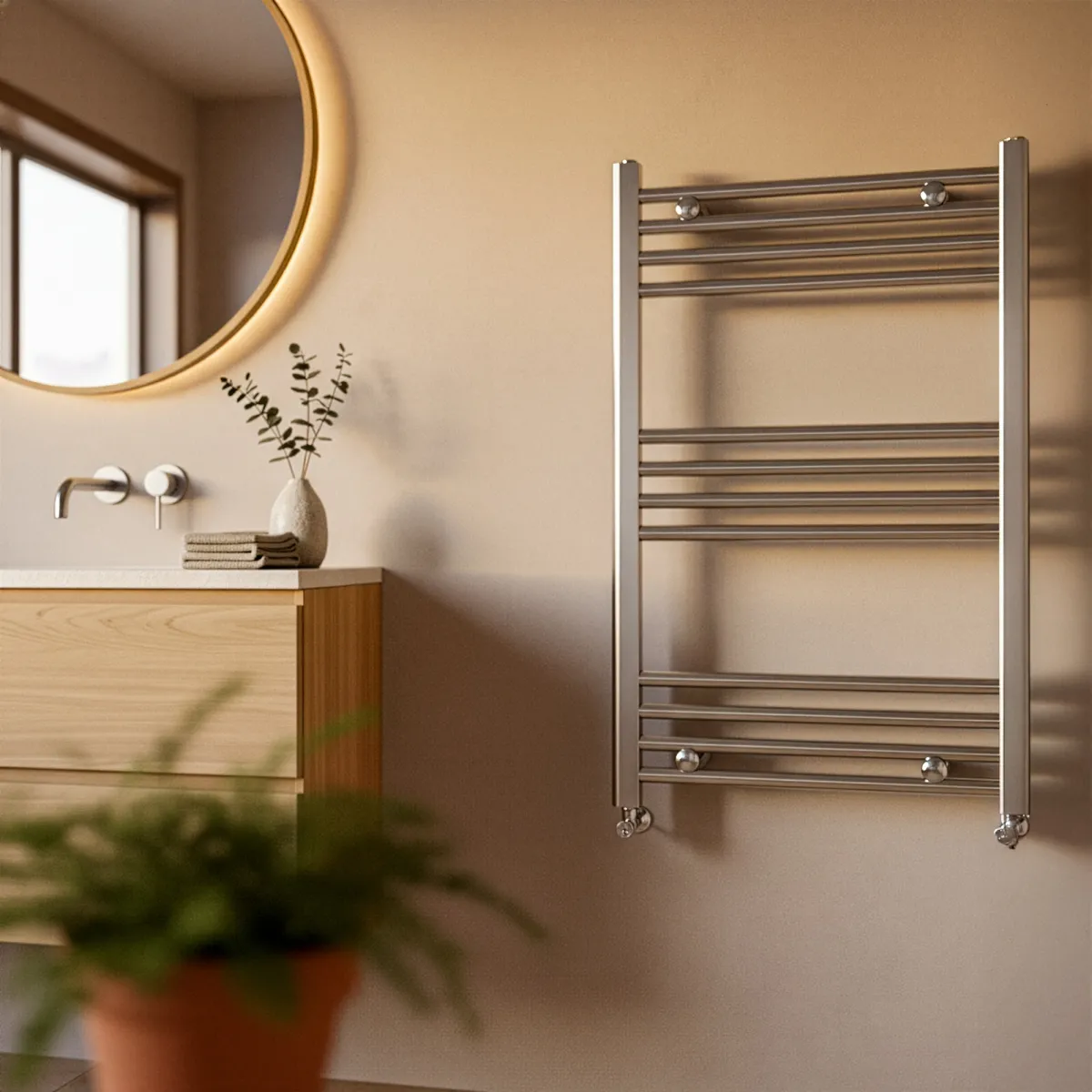 Radiateur sèche-serviettes radiateur 80x50 empattement...